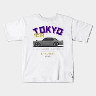 Tuner Silver Hakosuka JDM Kids T-Shirt